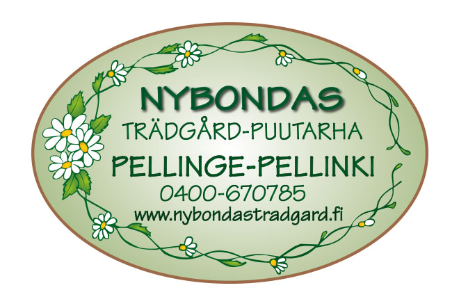 Nybondas Trädgård logo.