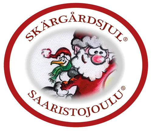 Pellinge Skärgårdsjul Saaristojoulu logo.